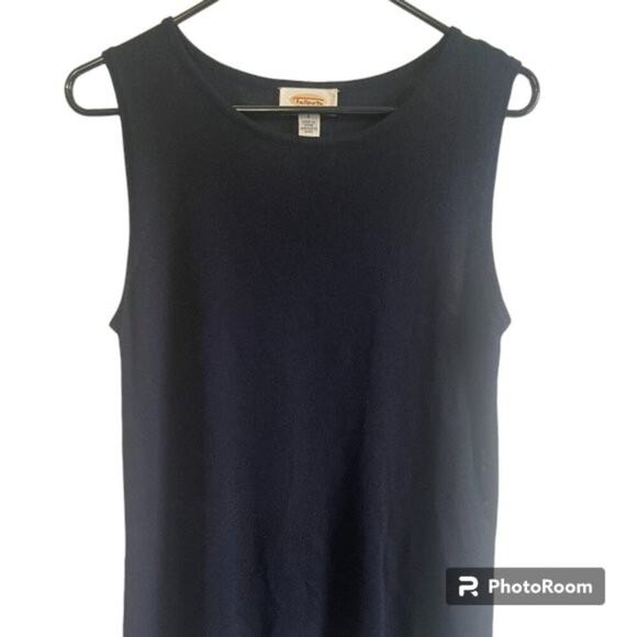 Talbots Tops - Talbots Knit Tank Black Size Small